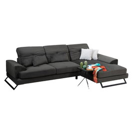 Atelier Del Sofa L3+Chl Sofá Esquinero Derecho, Antracita, 308 cm x 190 cm